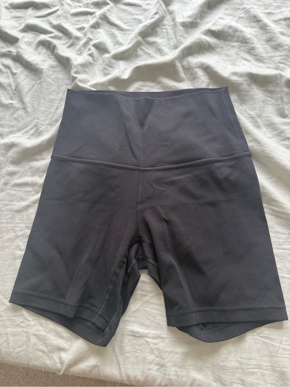 lululemon athletica Black High-Rise Bike Shorts
